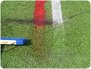 aerosol chalk temporary line synthetic turf remoave soccer lines