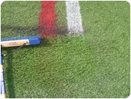 Temporary and Removable Paints for Synthetic Field Turf