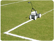 soccer field marking line striping paint white