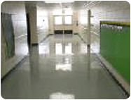 Floor wax on High School VC Tiles