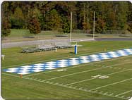 white football field marking paint