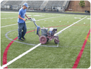 paint for synthetic turf fields