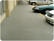 concrete gray coating protects and beautifies.