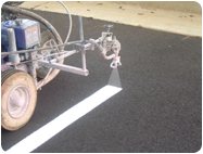 Airless Striping Machines for Bulk Traffic Line Marking-Striping Paints from Graco, Titan.