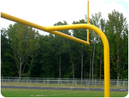 Yellow paint for football goals
