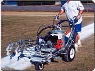 Graco 3900 airless spray machines for striping, lining paint on athletic fields.