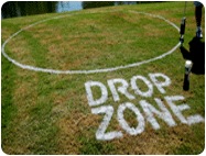 Drop Zone area paint stencil