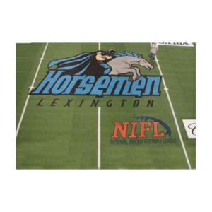 Football MIDFIELD LOGO Stencil