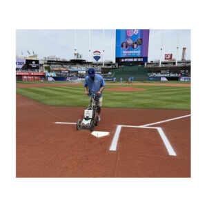 Wet STRIPER for baseball fields.